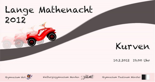 Plakat "Lange Mathenacht 2012" (Foto: WBG/Bornhoff)