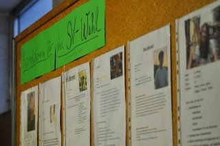 Schüler aller Stufen kandidierten für die SV-Wahlen und stellten ihre Ziele persönlich vor. (Foto: SMMP/Hentrich)