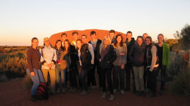 Unterwegs im Outback: 16 Oberstufenschüler/innen besuchen Australien. (Foto: WBG/Kroh)