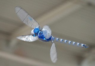Die künstliche Libelle ahmt ferngesteuert den Flug des Insektes nach. (Foto: www.hannovermesse.de)