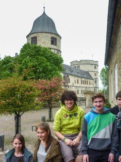 Besichtigung der Erinnerungs- und Gedenkstätte Wewelsburg (Foto: F. Lause/SMMP)