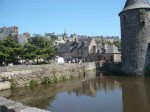 Blick auf Fougères/ Bretagne