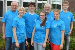 Das WBG-Team 2014 beim Schülerwettbewerb am Tag der Chemie in Bergkamen. (Foto: R. Wertz/SMMP)
