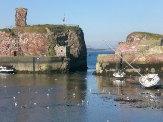 Das Hafenbecken von Dunbar. (Foto: C. Sauer/SMMP)