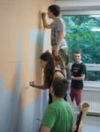 Auftrag der Klasse: Malt uns berühmte Bauwerke an die Wand! (Foto: C. Scholz/SMMP)