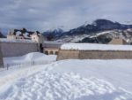 Fort Mont-Dauphin Vauban: Erkundung im Schnee.