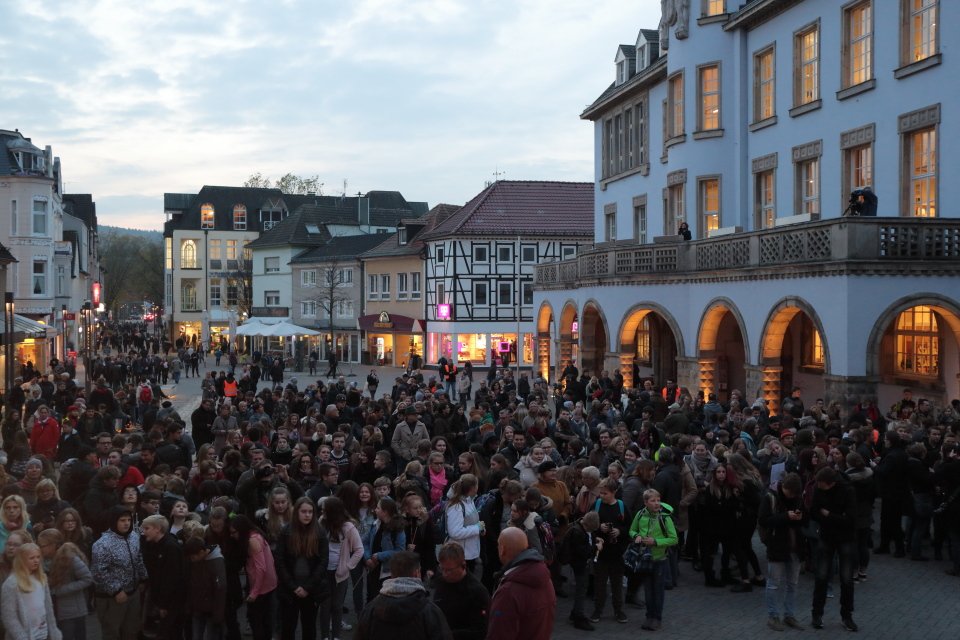 Große Resonanz auf dem Platz vor dem Alten Rathaus (Foto: C. Scholz/SMMP)