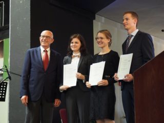 Die Preisträger der Gerd-Harnischmacher-Stiftung (Foto: C. Scholz/SMMP)