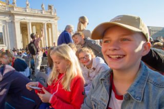 Rune Garlipp freut sich auf den Papst. Foto: SMMP/Ulrich Bock