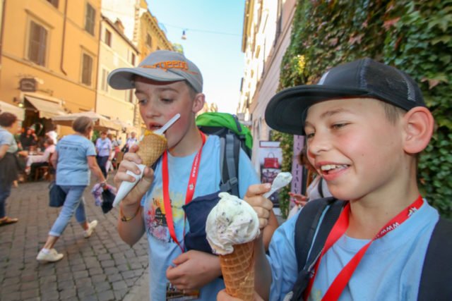 Was wären die Tage in Rom ohne italienisches Eis? Foto: SMMP/Ulrich Bock